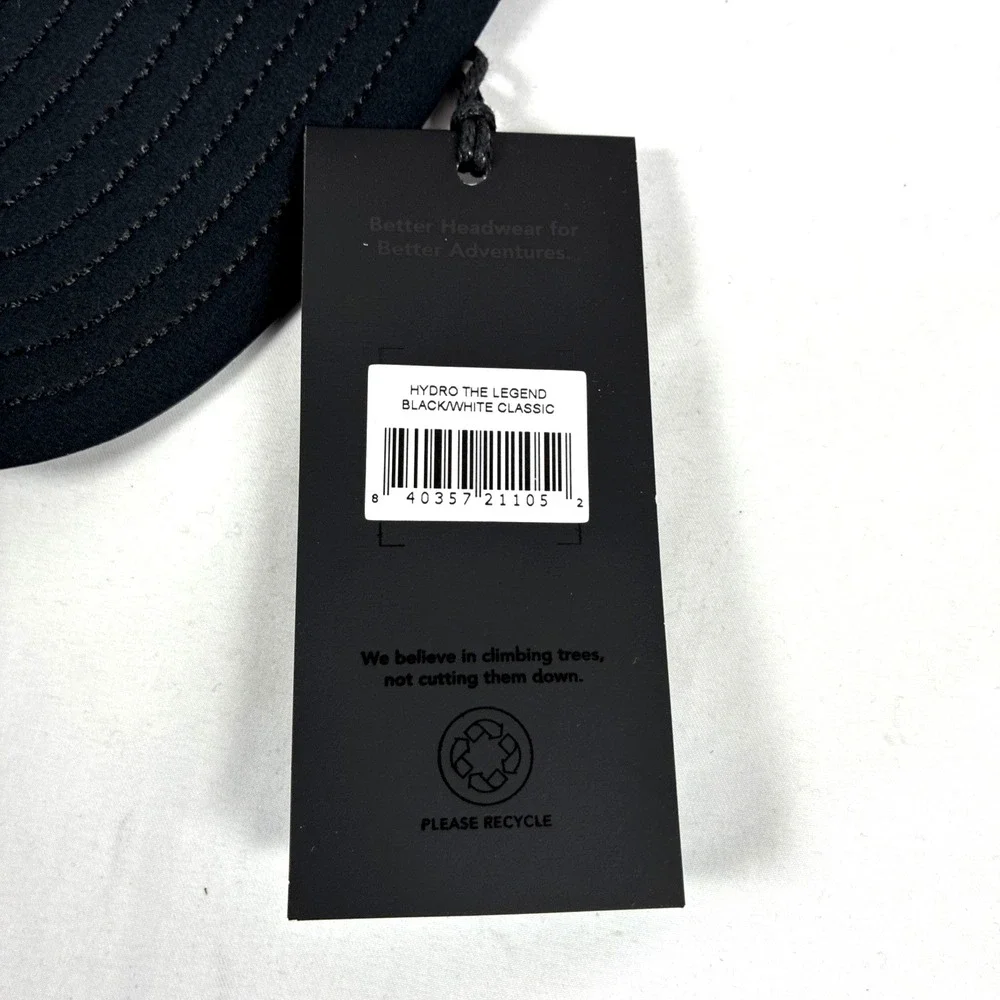 Melin Hydro The Legend Hydro Black & White Classic Golf Hat New With Tags
